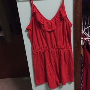 Red Romper from Cotton On